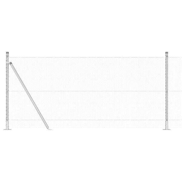 vidaXL Gjerdep&aring;le s&oslash;lv 10 x 1 m (13 mm mesh) St&aring;l