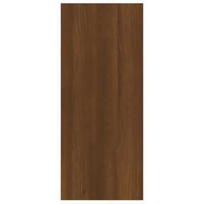 vidaXL Bokhylle/romdeler brun eik 60x30x72 cm