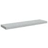 vidaXL Flytende vegghyller 4 stk betonggr&aring; 90x23,5x3,8 cm MDF