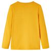 T-skjorte for barn med lange ermer oker 104