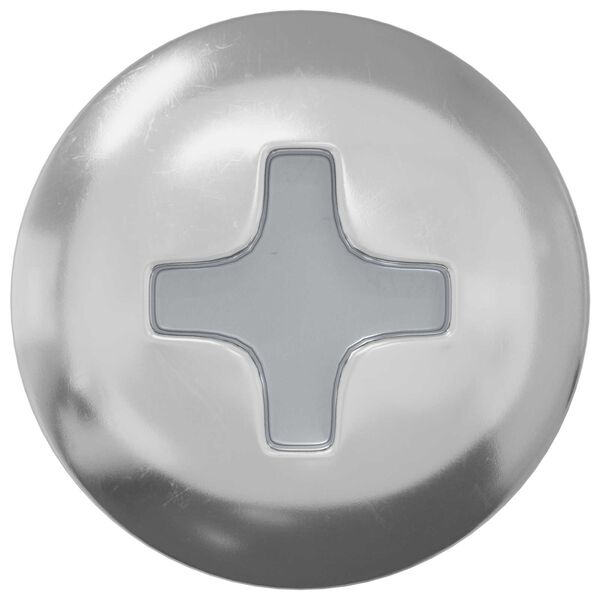 vidaXL Trefester 2 pcs s&oslash;lv M4 x 25 mm St&aring;l