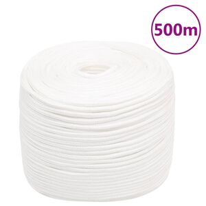 vidaXL B&aring;ttau helhvit 10 mm 500 m polypropylen