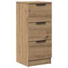vidaXL Skjenk artisan eik 30x30x70 cm konstruert tre