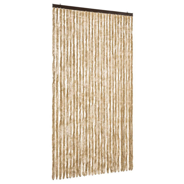 vidaXL Insektgardin beige 118x220 cm chenille