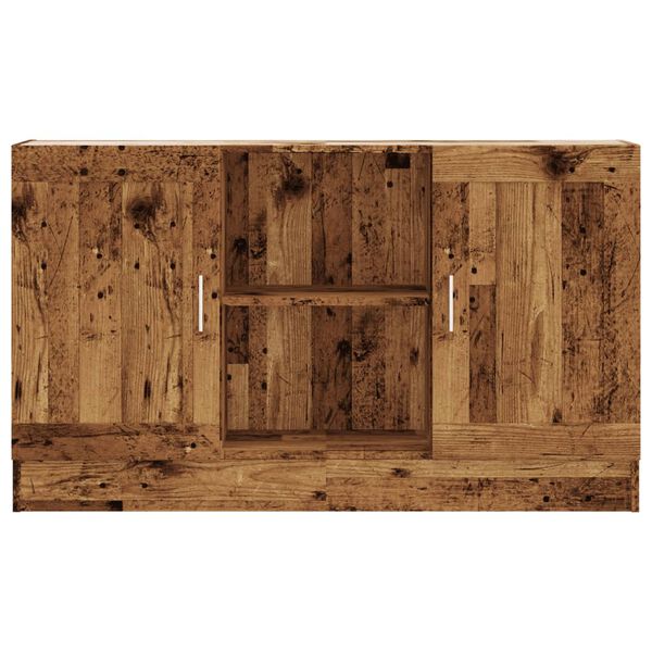 vidaXL Skjenk gammelt tre 120x30,5x70 cm konstruert tre