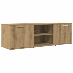 vidaXL TV-benk artisan eik 120x34x37 cm konstruert tre