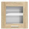 vidaXL Hengende skap 2 pcs Sonoma eik 40 x 31 x 40 cm Konstruert tre