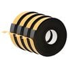 vidaXL Selvklebende skum tape 4 pcs Svart 40mm x 5m CR skum