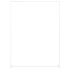 vidaXL Bryllupsbue Hvit 150 x 49,5 x 200 cm St&aring;l