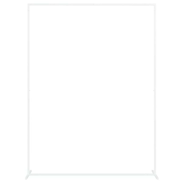 vidaXL Bryllupsbue Hvit 150 x 49,5 x 200 cm St&aring;l