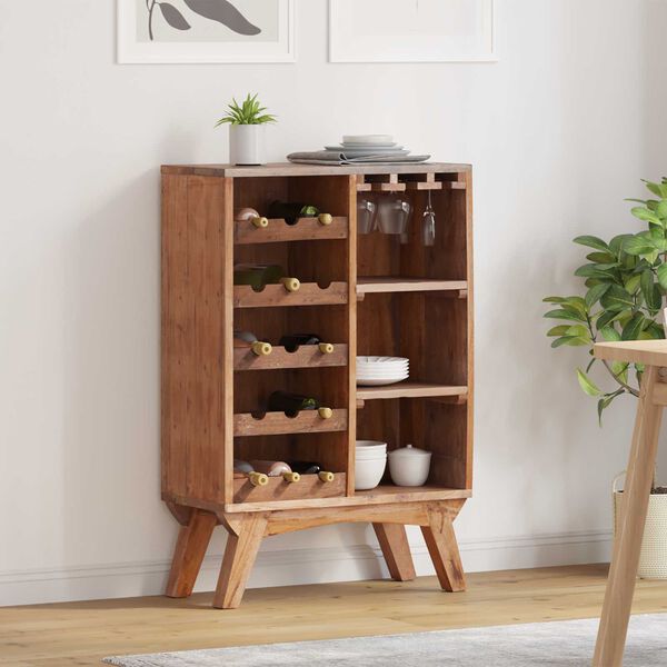 vidaXL Stativ Brun 60 x 30 x 90 cm Massiv Reclaim Tre