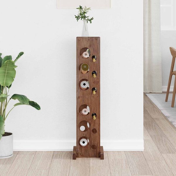 vidaXL Stativ Brun 20 x 25 x 100 cm Massiv Mahogni Tre