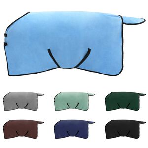 vidaXL Hestepledd Full aqua Polyester