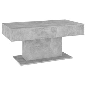 vidaXL Salongbord betonggr&aring; 96x50x45 cm konstruert tre