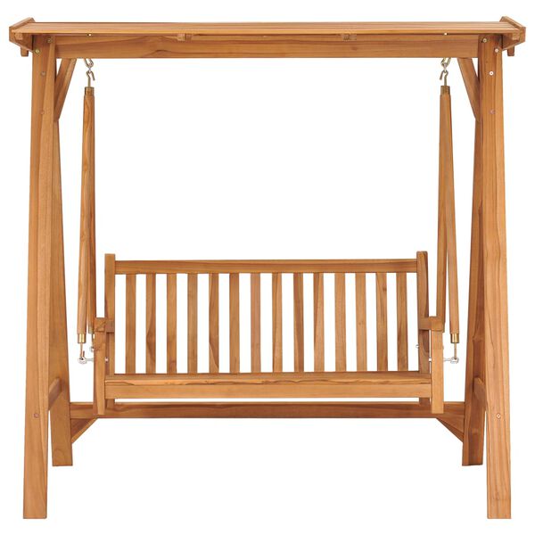 vidaXL Huskebenk 170 cm heltre teak