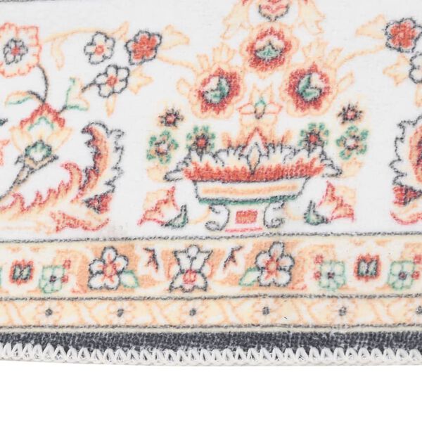 vidaXL Vaskbart og sammenleggbart teppe 180x270cm flerfarget polyester