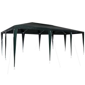 vidaXL Partytelt gr&oslash;nn 600 x 400 x 266 cm Polyetylen og St&aring;l