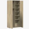 vidaXL Highboard sonoma eik 80x35x180 cm konstruert tre