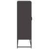 vidaXL Highboard svart 68x39x123 cm stål