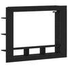 vidaXL TV-skap 152 x 22 x 113 cm Svart eik Konstruert tre