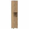 vidaXL Baderomsskapsett TULUM Artisan Eik 37 x 31,5 x 203 cm