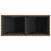 vidaXL Plantekasser med 2 potter 2 stk brun 72x30x32 cm polyrotting