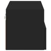 vidaXL Veggmonterte TV-benker svart 60x30x30 cm konstruert tre