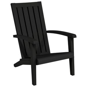 vidaXL Adirondack hagestol svart polypropylen