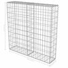 vidaXL Gabion med deksler galvanisert stål 100x20x100 cm
