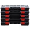 vidaXL Sorteringsbokser 5 stk 40x30x5 cm polypropylen