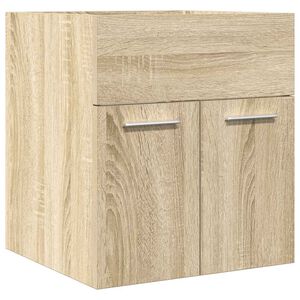 vidaXL Servantskap sonoma eik 41x38,5x46 cm konstruert tre