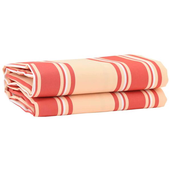 vidaXL Markiseerstatning Gul og oransje 1000 x 160 cm Polyesterlerret