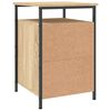 vidaXL Nattbord 2 stk sonoma eik 40x42x60 cm konstruert tre