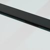vidaXL Skyved&oslash;r med monteringssett svart 76x205 cm ESG-glass