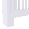 vidaXL Radiator Deksel 2 pcs Hvit 78 x 19 x 81,5cm Konstruert tre