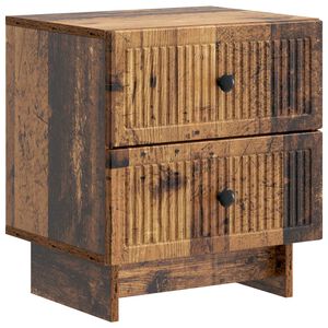 vidaXL Nattbordskap Gammelt tre 43 x 34,5 x 47,5 cm Konstruert tre