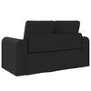 vidaXL Sammenleggbar Sofa seng Svart 148 x 71 x 83 cm stoff