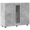vidaXL Tre skap Betonggr&aring; 88,5 x 30,5 x 73 cm Konstruert tre