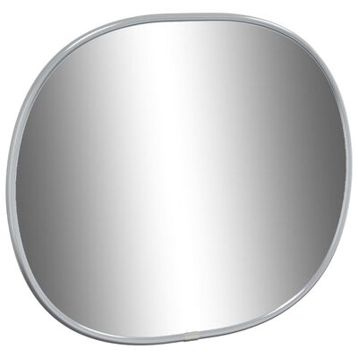 vidaXL Veggspeil sølv 30x25 cm