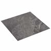 vidaXL Selvheftende Gulvplanker Svart 30,5 x 30,5 cm 20 stk. PVC