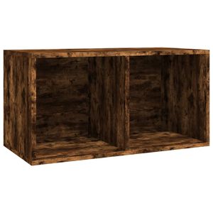 vidaXL Oppbevaringsboks LP r&oslash;kt eik 71x34x36 cm konstruert tre