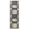 vidaXL Teppe Runner LESAKA Brun 100 x 250 cm Diamant fl&oslash;yel
