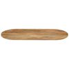vidaXL Bordplate 100x40x3,8 cm oval heltre mango