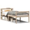 vidaXL Seniorseng med hodegavl 90x200 cm heltre furu