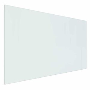vidaXL Peisglassplate Gjennomsiktig 100 x 60 cm Glass