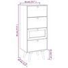 vidaXL Highboard med skuffer 40x30x95 cm konstruert tre
