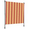 vidaXL Utend&oslash;rs Rullegardin Flerfarget 200 x 270 cm