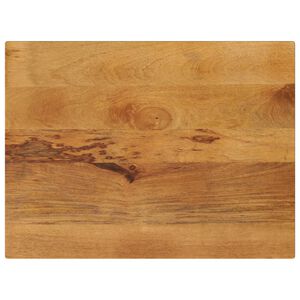vidaXL Bordplate 80x70x2,5 cm rektangul&aelig;r heltre mango