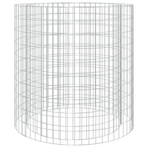 vidaXL Gabion b&aring;lstativ &Oslash; 100 cm galvanisert jern