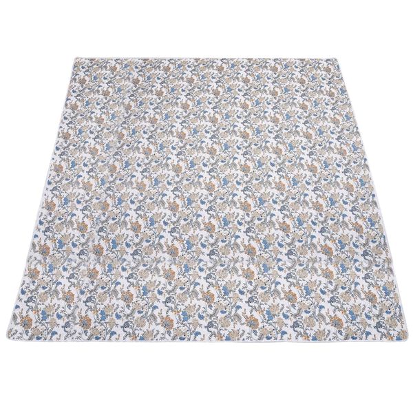 vidaXL Sengeteppe flerfarget 230x260 cm ultrasonisk vattert stoff